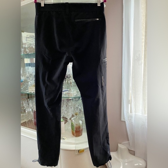 Athletic Works cargo Baggy Cargo Style High Rise Pants Black Sz M - Picture 12 of 16